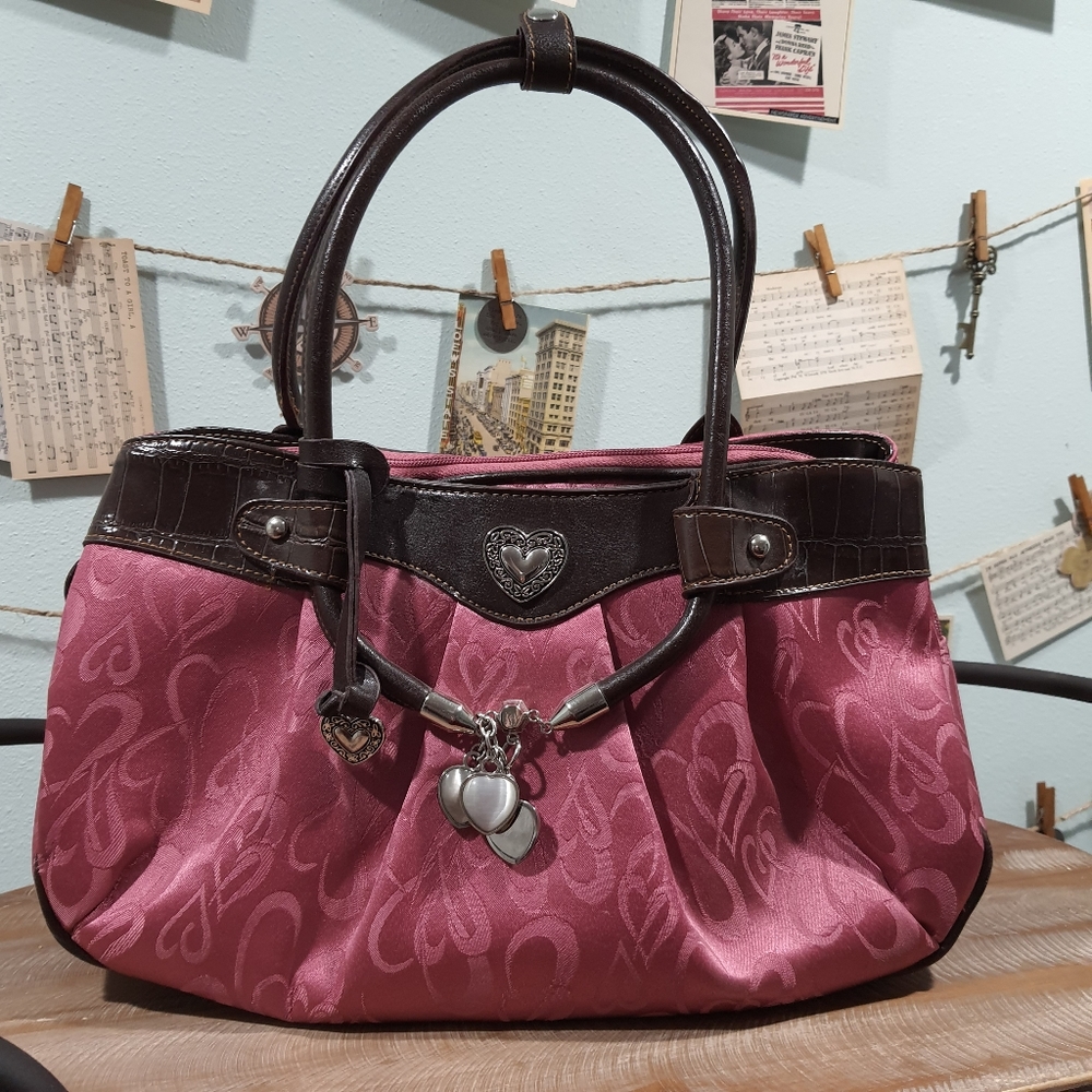 Gorgeous Dark Pink Heart Purse